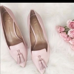 Pink tassel Pumps Banana Republic size 8.5 heels